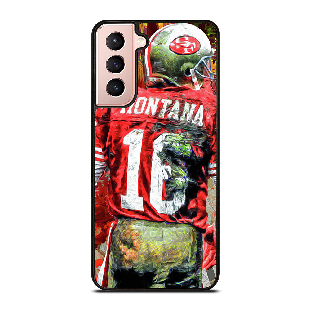 JOE MONTANA 49ERS ART Samsung Galaxy S21 Case Cover