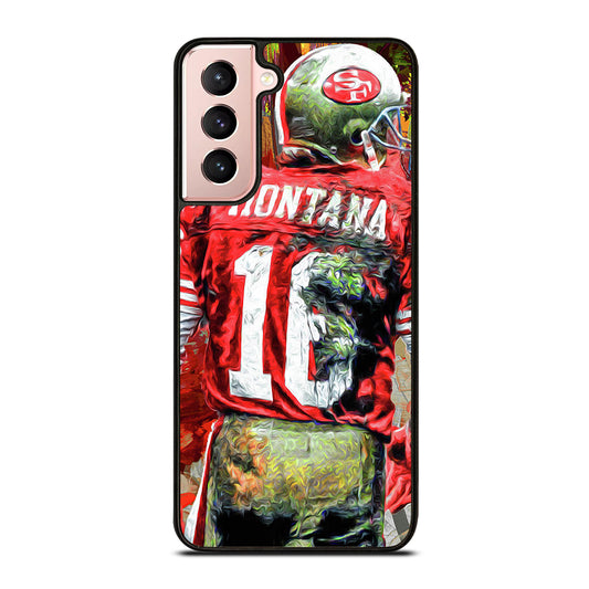 JOE MONTANA 49ERS ART Samsung Galaxy S21 Case Cover