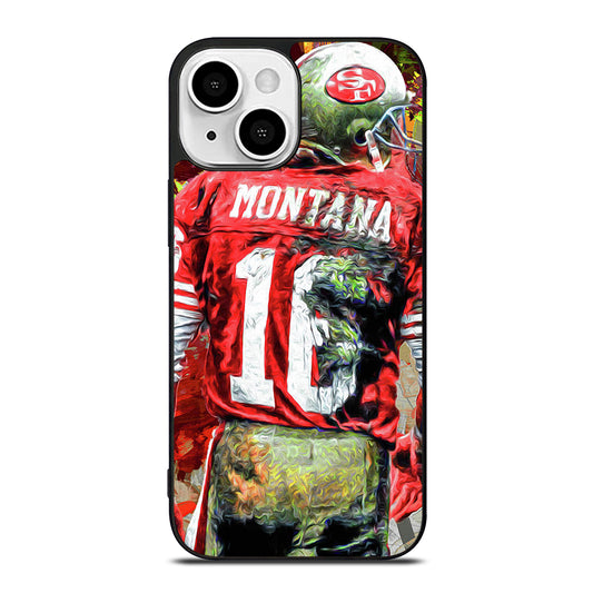 JOE MONTANA 49ERS ART iPhone 13 Mini Case Cover