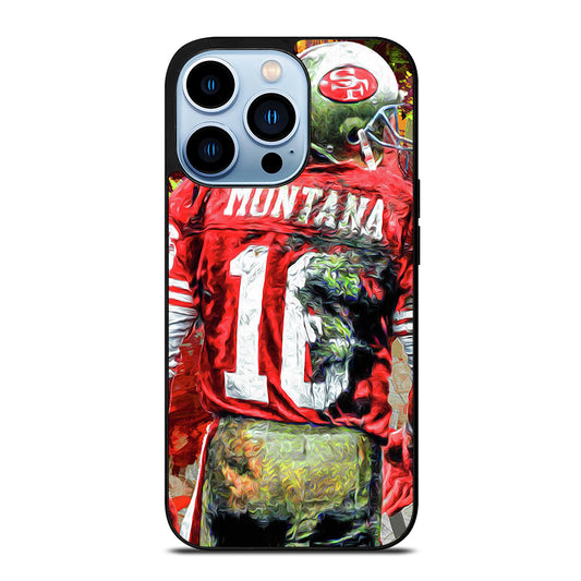 JOE MONTANA 49ERS ART iPhone 13 Pro Max Case Cover