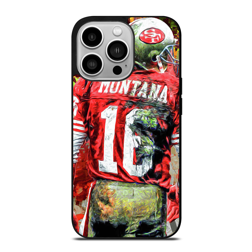 JOE MONTANA 49ERS ART iPhone 14 Pro Case Cover