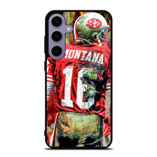 JOE MONTANA 49ERS ART Samsung Galaxy S24 Plus Case Cover