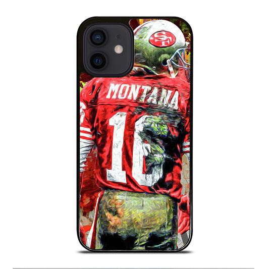 JOE MONTANA 49ERS ART iPhone 12 Mini Case Cover