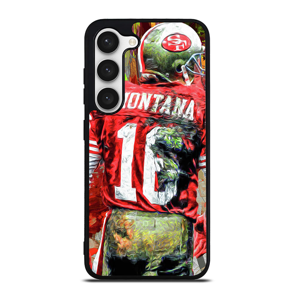JOE MONTANA 49ERS ART Samsung Galaxy S23 Case Cover
