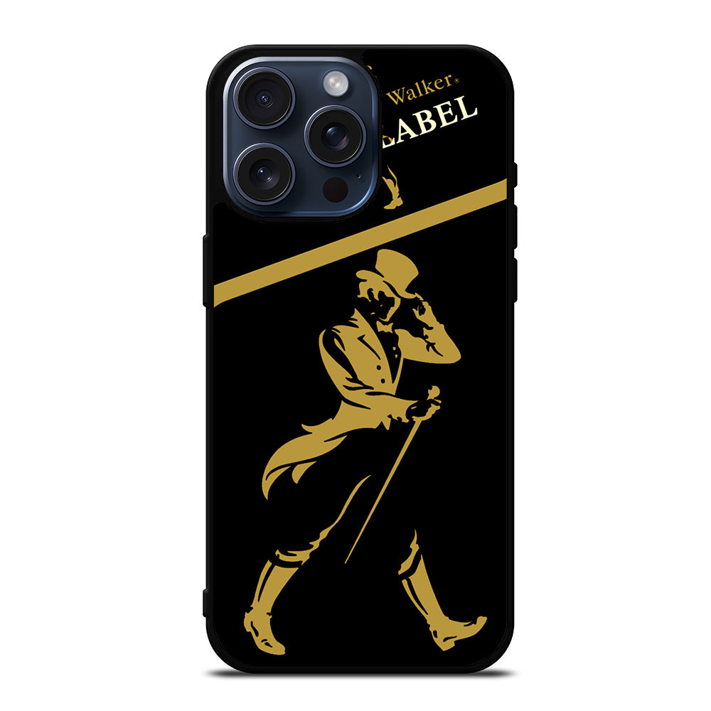JOHNNIE WALKER BLACK LABEL LOGO iPhone 15 Pro Max Case Cover