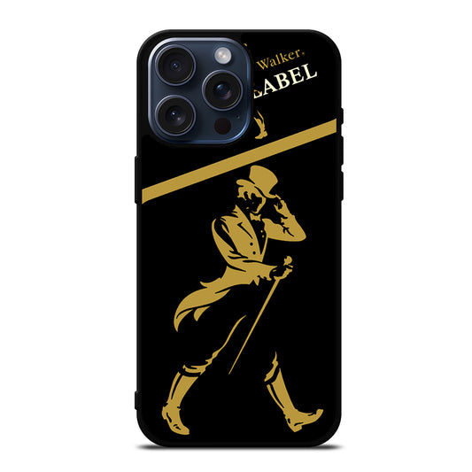 JOHNNIE WALKER BLACK LABEL LOGO iPhone 15 Pro Max Case Cover