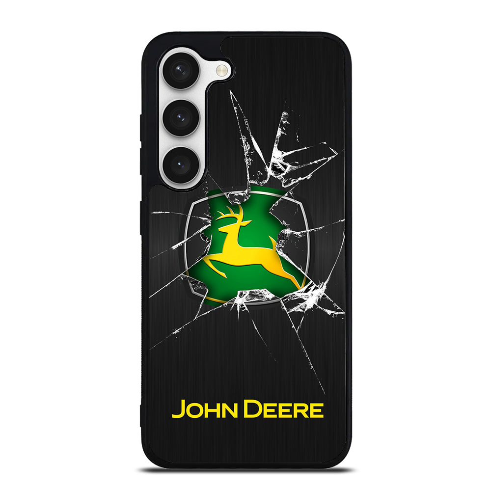 JOHN DEERE CRACKED GLASS LOGO Samsung Galaxy S23 Case Cover