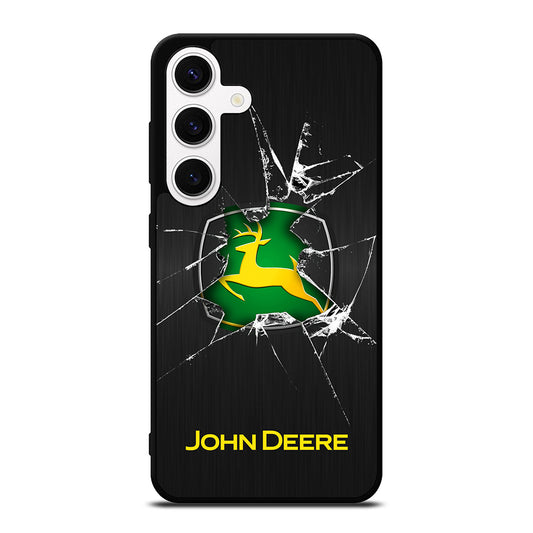 JOHN DEERE CRACKED GLASS LOGO Samsung Galaxy S24 Case Cover