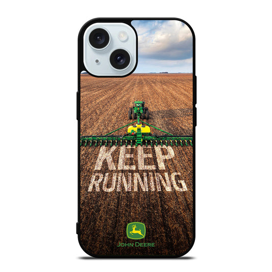 JOHN DEERE KEEP RUNNING iPhone 15 Case Cover