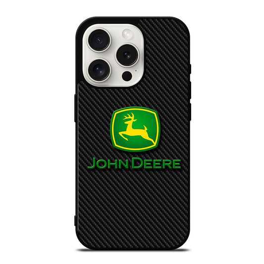 JOHN DEERE LOGO CARBON iPhone 15 Pro Case Cover