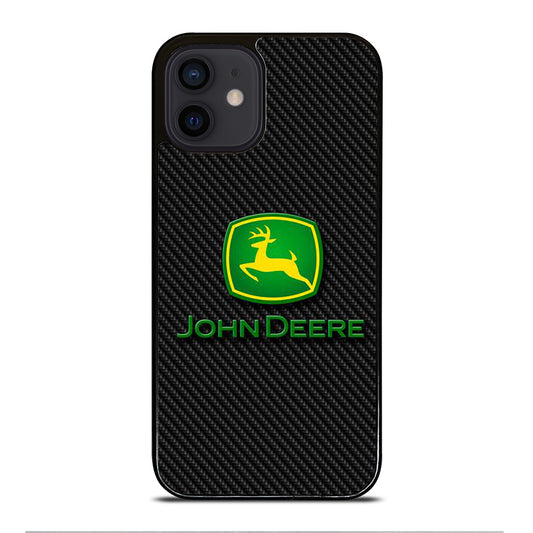 JOHN DEERE LOGO CARBON iPhone 12 Mini Case Cover