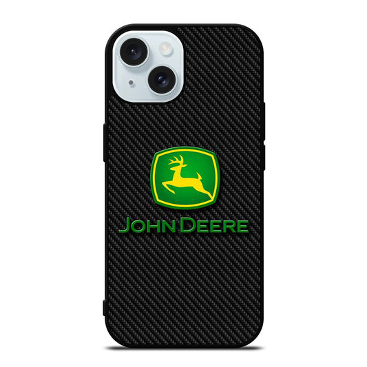 JOHN DEERE LOGO CARBON iPhone 15 Case Cover