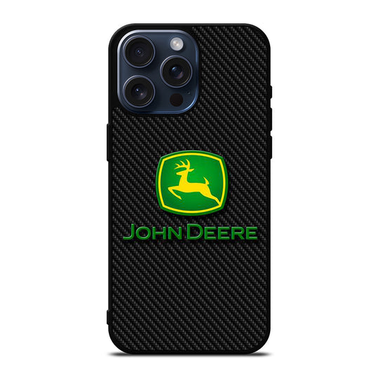 JOHN DEERE LOGO CARBON iPhone 15 Pro Max Case Cover