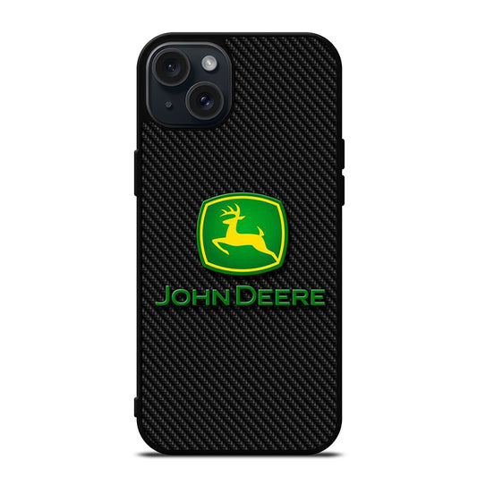 JOHN DEERE LOGO CARBON iPhone 15 Plus Case Cover
