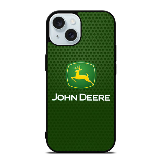 JOHN DEERE LOGO METAL LOGO iPhone 15 Case Cover