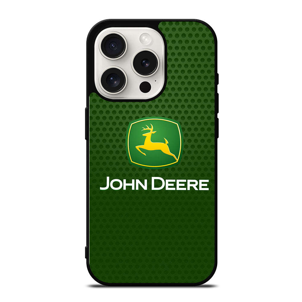 JOHN DEERE LOGO METAL LOGO iPhone 15 Pro Case Cover