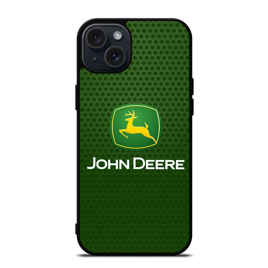 JOHN DEERE LOGO METAL LOGO iPhone 15 Plus Case Cover