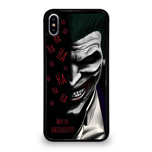 JOKER WHY SO SERIOUS 2 iPhone XS Max Case Cover