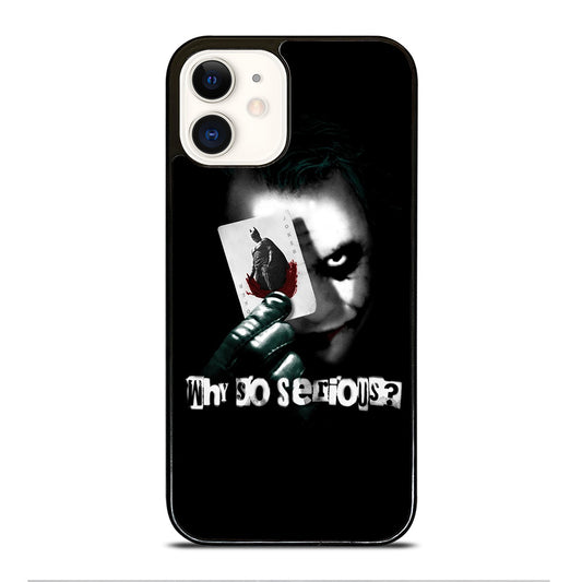 JOKER WHY SO SERIOUS iPhone 12 Case Cover
