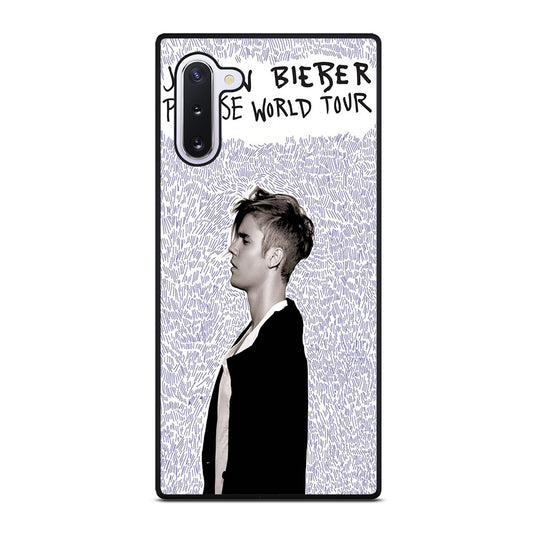 JUSTIN BIEBER PURPOSE WORLD TOUR Samsung Galaxy Note 10 Case Cover