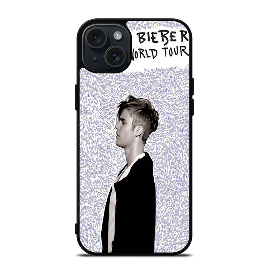 JUSTIN BIEBER PURPOSE WORLD TOUR iPhone 15 Plus Case Cover