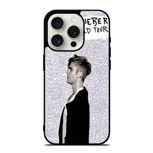 JUSTIN BIEBER PURPOSE WORLD TOUR iPhone 15 Pro Case Cover