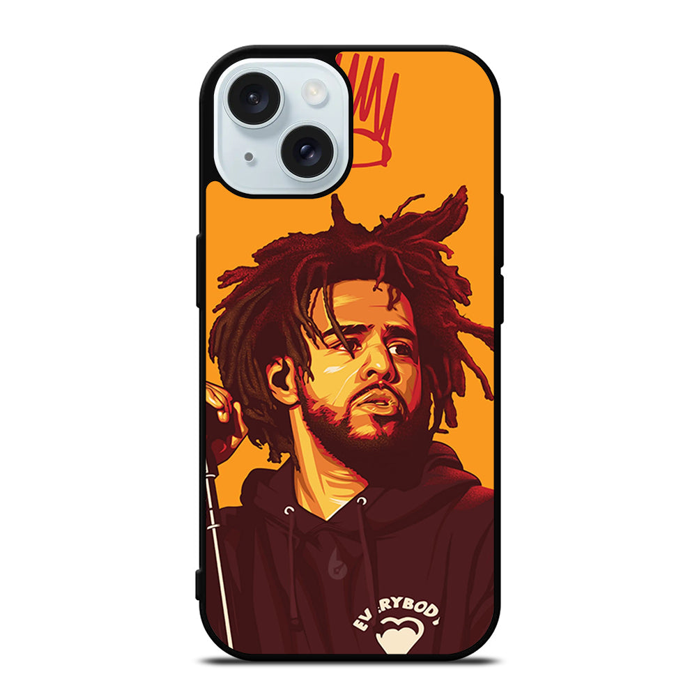J COLE RAPPER ART iPhone 15 Case Cover