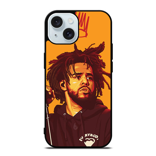 J COLE RAPPER ART iPhone 15 Case Cover