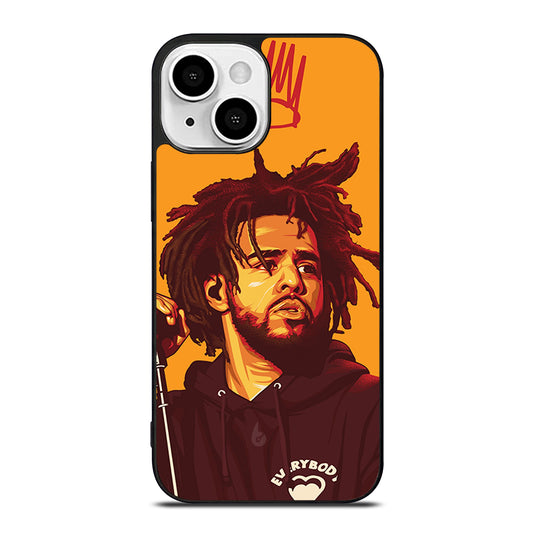 J COLE RAPPER ART iPhone 13 Mini Case Cover