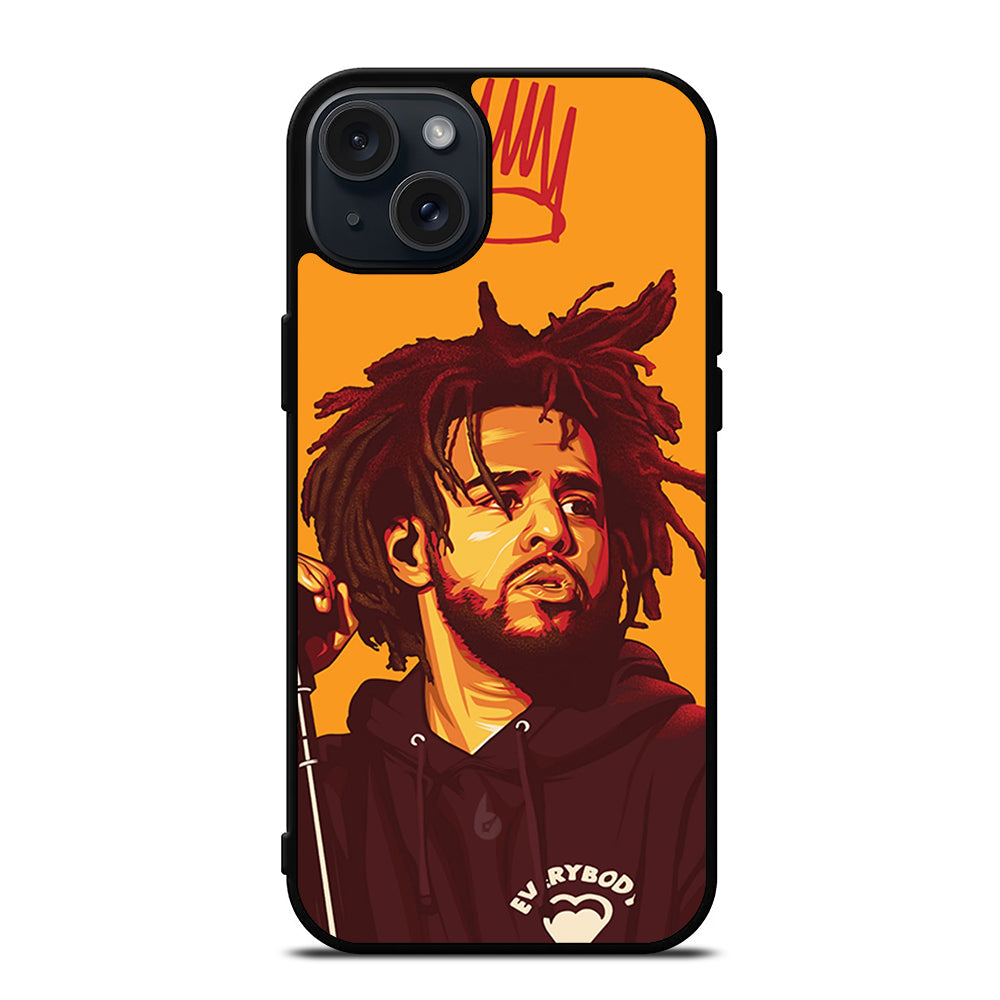 J COLE RAPPER ART iPhone 15 Plus Case Cover