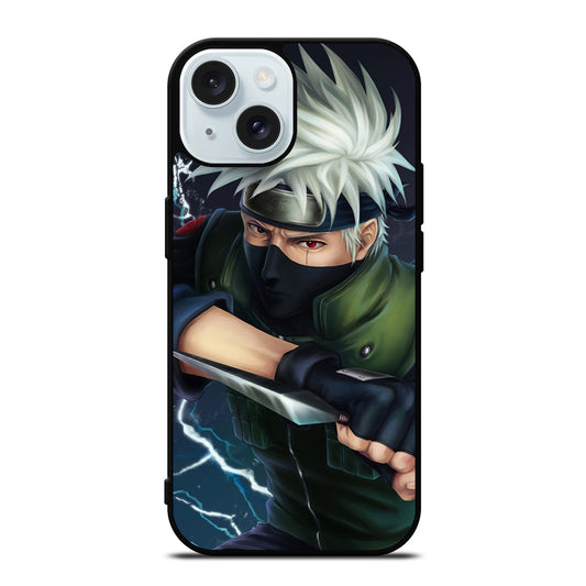 KAKASHI HATAKE NARUTO ANIME iPhone 15 Case Cover