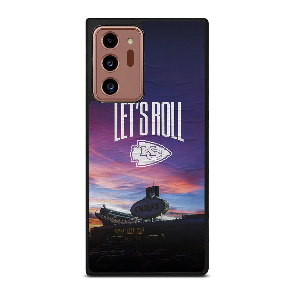 KANSAS CITY CHIEFS LET'S ROLL Samsung Galaxy Note 20 Ultra Case Cover