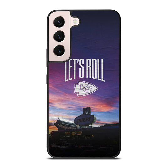KANSAS CITY CHIEFS LET'S ROLL Samsung Galaxy S22 Plus Case Cover