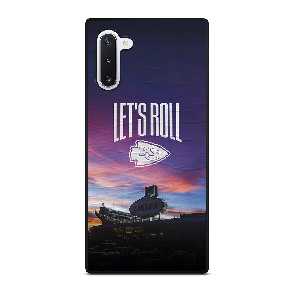 KANSAS CITY CHIEFS LET'S ROLL Samsung Galaxy Note 10 Case Cover