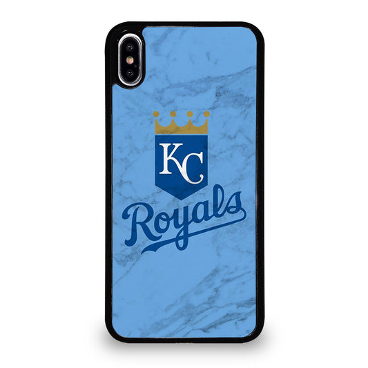 KANSAS CITY ROYALS MARBLE LOGO iPhone XS Max Case Cover