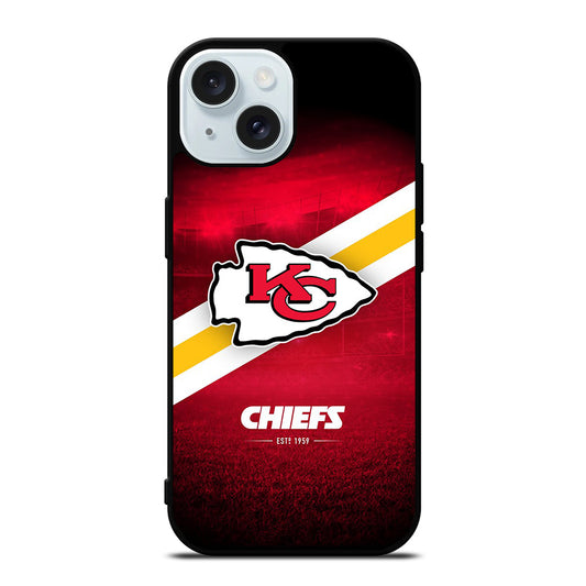 KANSAS CITY CHIEFS FOOTBALL NFL iPhone 15 Case Cover