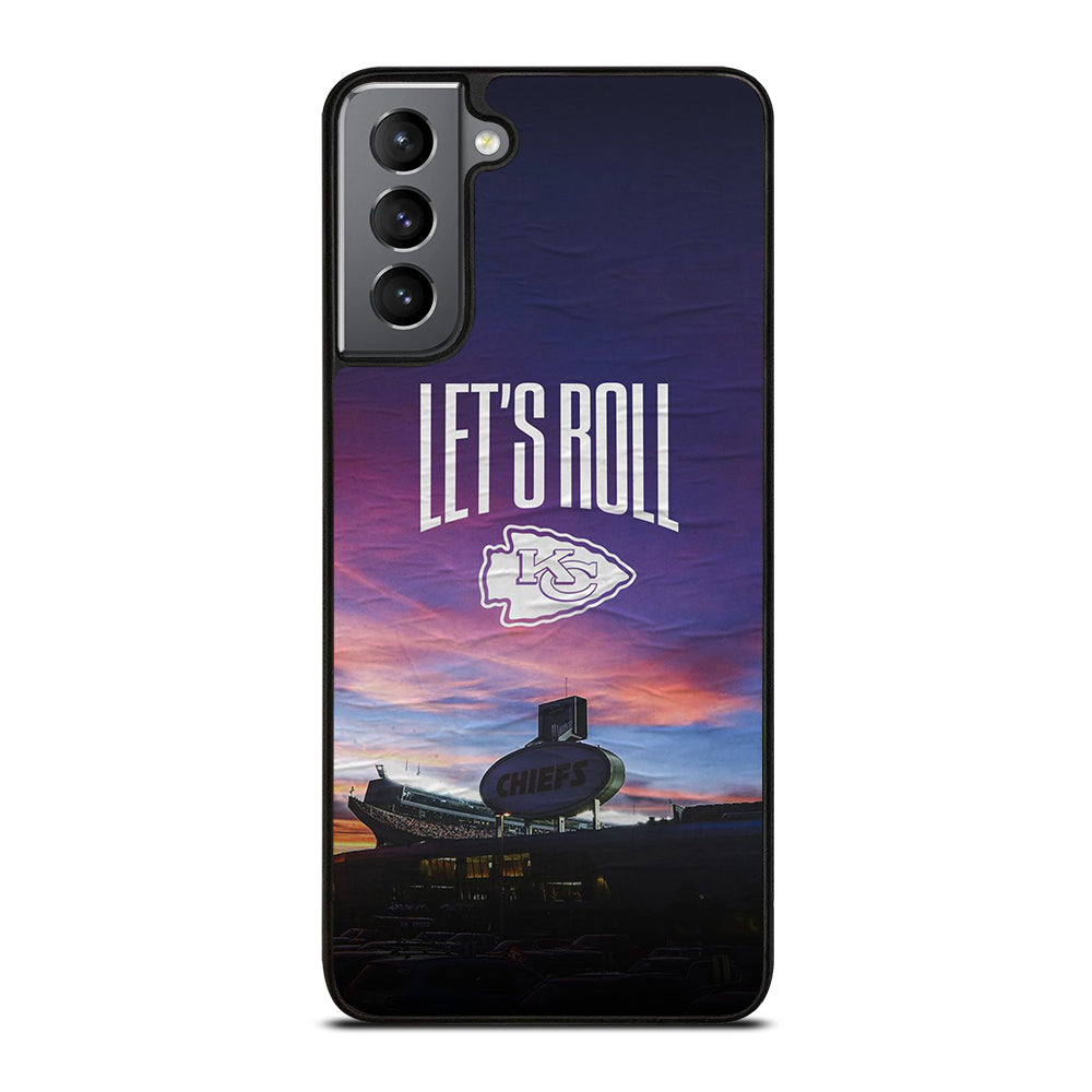 KANSAS CITY CHIEFS LET'S ROLL Samsung Galaxy S21 Plus Case Cover