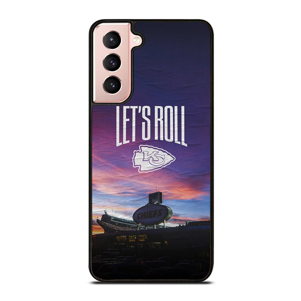 KANSAS CITY CHIEFS LET'S ROLL Samsung Galaxy S21 Case Cover
