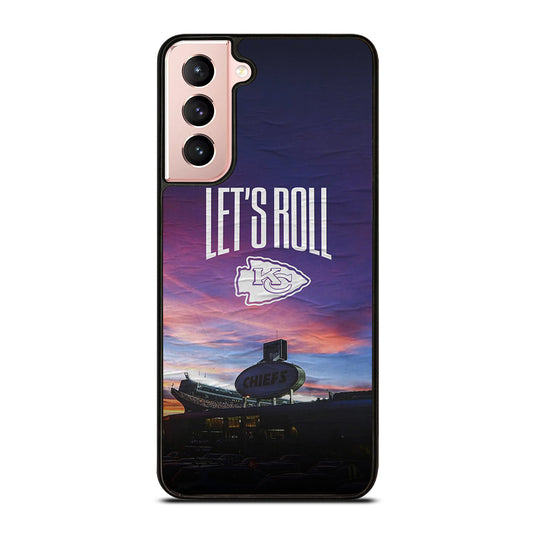 KANSAS CITY CHIEFS LET'S ROLL Samsung Galaxy S21 Case Cover