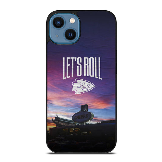 KANSAS CITY CHIEFS LET'S ROLL iPhone 14 Case Cover