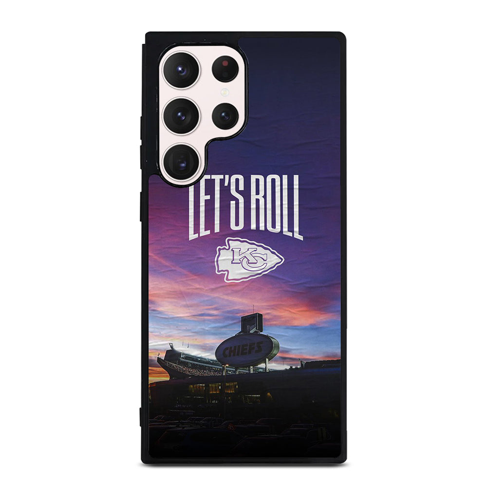 KANSAS CITY CHIEFS LET'S ROLL Samsung Galaxy S23 Ultra Case Cover