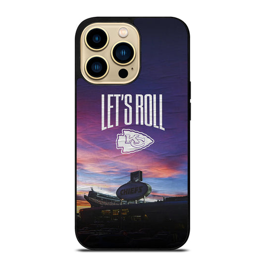 KANSAS CITY CHIEFS LET'S ROLL iPhone 14 Pro Max Case Cover
