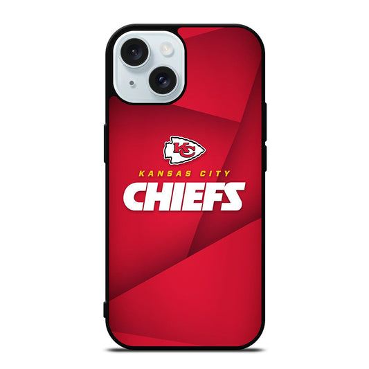 KANSAS CITY CHIEFS NFL LOGO iPhone 15 Case Cover