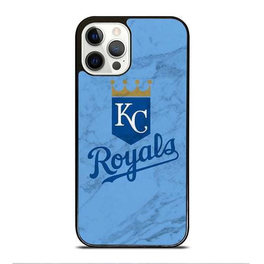 KANSAS CITY ROYALS MARBLE LOGO iPhone 12 Pro Case Cover