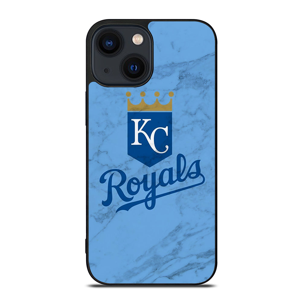 KANSAS CITY ROYALS MARBLE LOGO iPhone 14 Plus Case Cover
