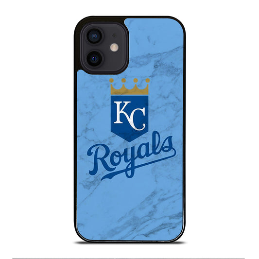 KANSAS CITY ROYALS MARBLE LOGO iPhone 12 Mini Case Cover