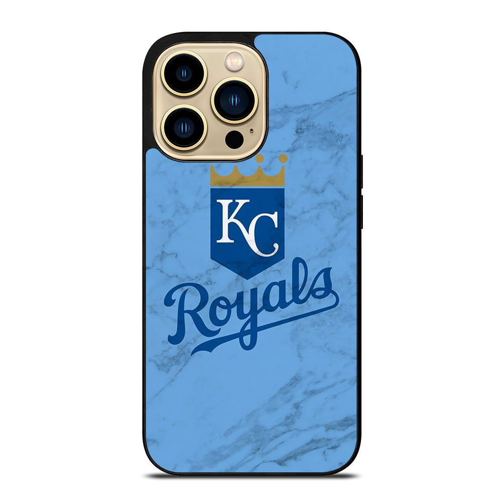 KANSAS CITY ROYALS MARBLE LOGO iPhone 14 Pro Max Case Cover
