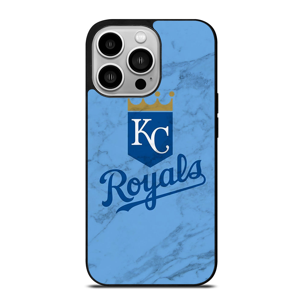 KANSAS CITY ROYALS MARBLE LOGO iPhone 14 Pro Case Cover