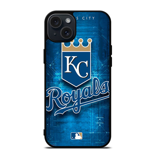KANSAS CITY ROYALS MLB LOGO iPhone 15 Plus Case Cover
