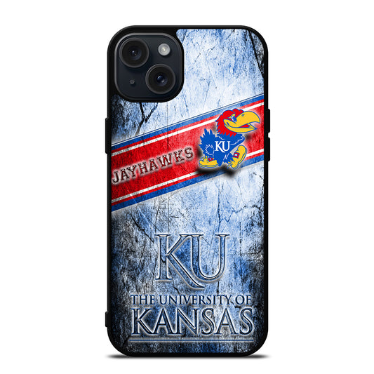 KANSAS JAYHAWKS SYMBOL 1 iPhone 15 Plus Case Cover